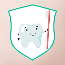 Zúbok na prsníku - zubná kefka