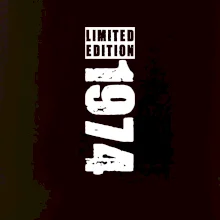 Limited edition 1974 pruh