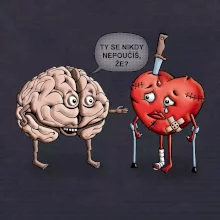 Mozog a srdce - poučenie (Hana-creative)