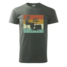 Vintage bubeník Vintage bubeník