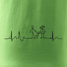EKG rodina a jedno dieťa