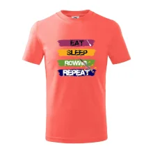Eat sleep rowing repeat farebné