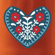 Folklór - srdce modré plné