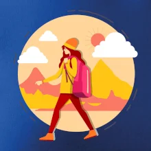 Farebný párový motív na hory