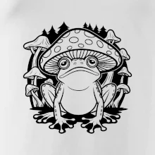 Goblincore čierna hubožaba