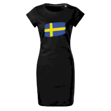 Švédsko vlajka štetkou