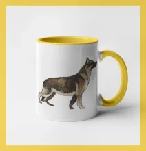 Nemecký ovčiak - hnedý kreslený