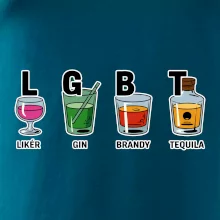 LGBT -  Likér, Gin, Brandy, Tequila
