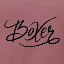 Boxer - nápis okrasný