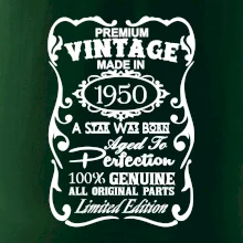 Vintage Etiketa - 1950