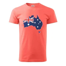 Austrália - vlajka mapa