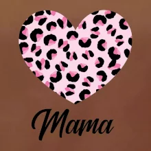 Srdce růžové - mama (Pecka Design)