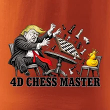 Donald Trump prohrává šachy s kachnou