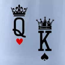 King & Queen logo na prso