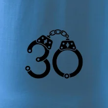 Narodeninové tričko pre policajta - putá 30