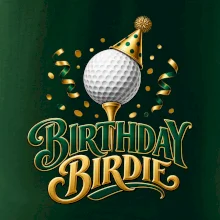 Narozeninové birdie s golfovým míčkem