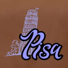 Pisa Lettering