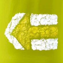 Párová turistická značka žlutá