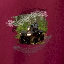 ATV štvorkolka v lese