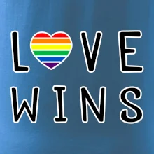 Love wins nápis