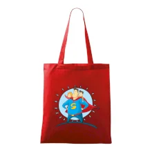 Táta superman - dievča a chlapec Táta superman - dievča a chlapec