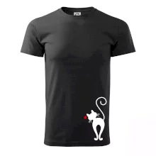 Zamilovaná mačka zozadu Zamilovaná mačka zozadu