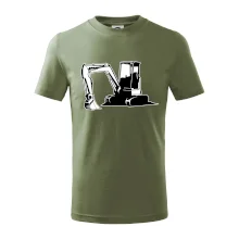 Bager bez nápisu čiernobiely