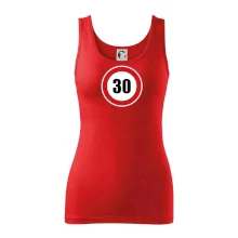 Dopravná značka - obmedzenie rýchlosti 30