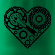 Srdce plné cyklo dielov