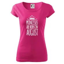 Princesses are born in August