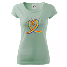 Srdce pride dúha kreslená Srdce pride dúha kreslená