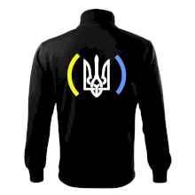 Ukrajina trojzubec s farbami Ukrajina trojzubec s farbami