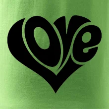 Love nápis jednoduchý