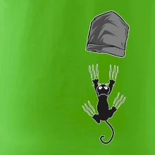 Mačka vypadla z vrecka