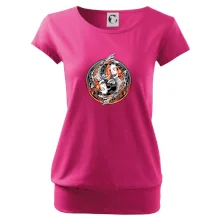 Yin & Yang Koi kapor - oranžový