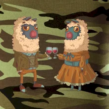 Alpaky s vínom pár