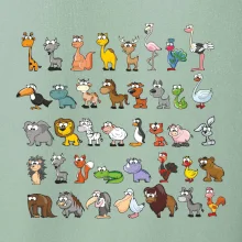 Tričko plné zvieratiek