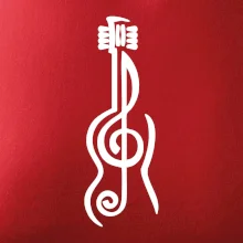 Husľový kľúč gitara