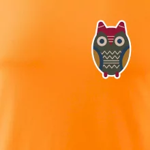 Folklór na prsníku sova