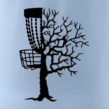 Disc golf pozor strom