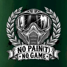 No Paint, No Game – motív s maskou