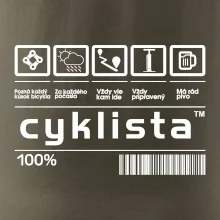 Čiarový kód - cyklista