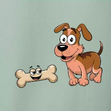 Parové tričko - Pes a kosť