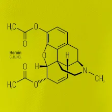 Molekulárna štruktúra Heroín