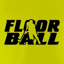 Floorball nápis rovný