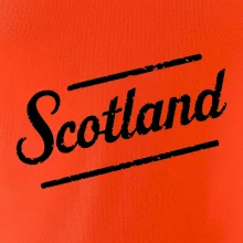 Scotland Vintage nápis Scotland Vintage nápis