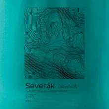 Severák - vrstevnice v obdĺžniku