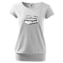 Knihy čiernobiele na sebe