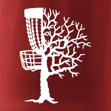 Disc golf pozor strom