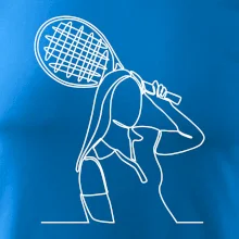 Tenistka jedným ťahom